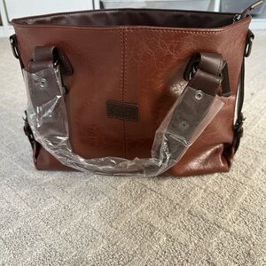 Brown Leather Handbag